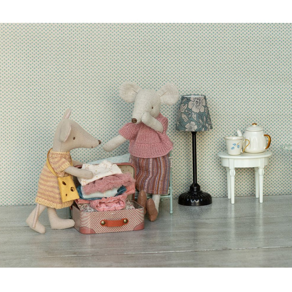 Maileg Mus, Kuffert rosa