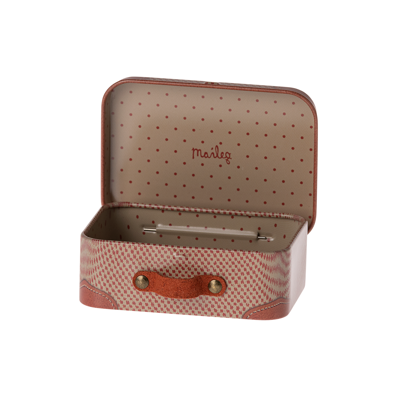 Maileg Mus, Kuffert rosa