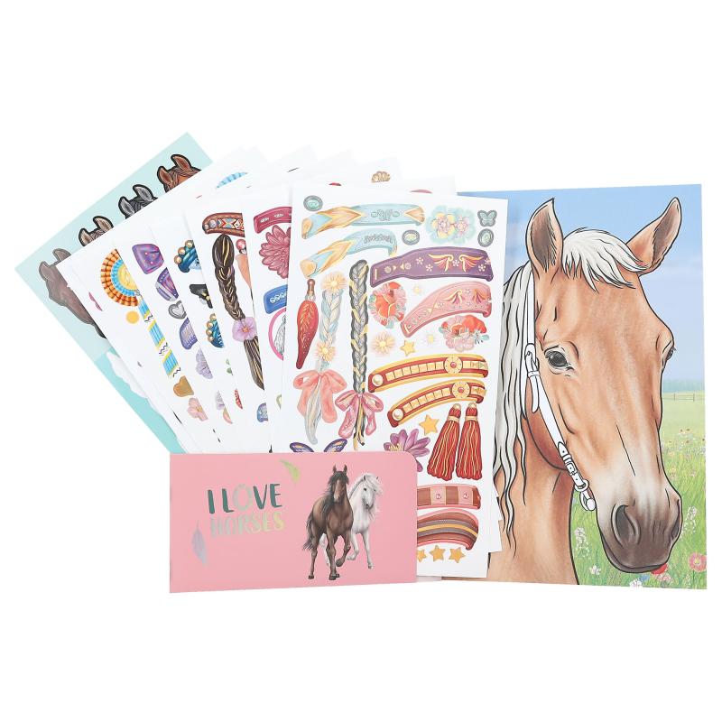 Miss Melody Malebog med stickers