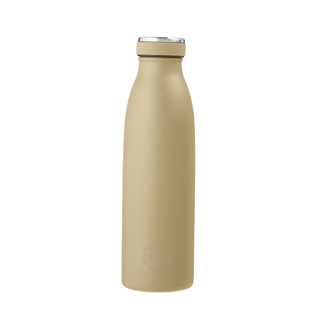 Aya & Ida Thermo drikkeflaske 500 ml, Dusty Yellow