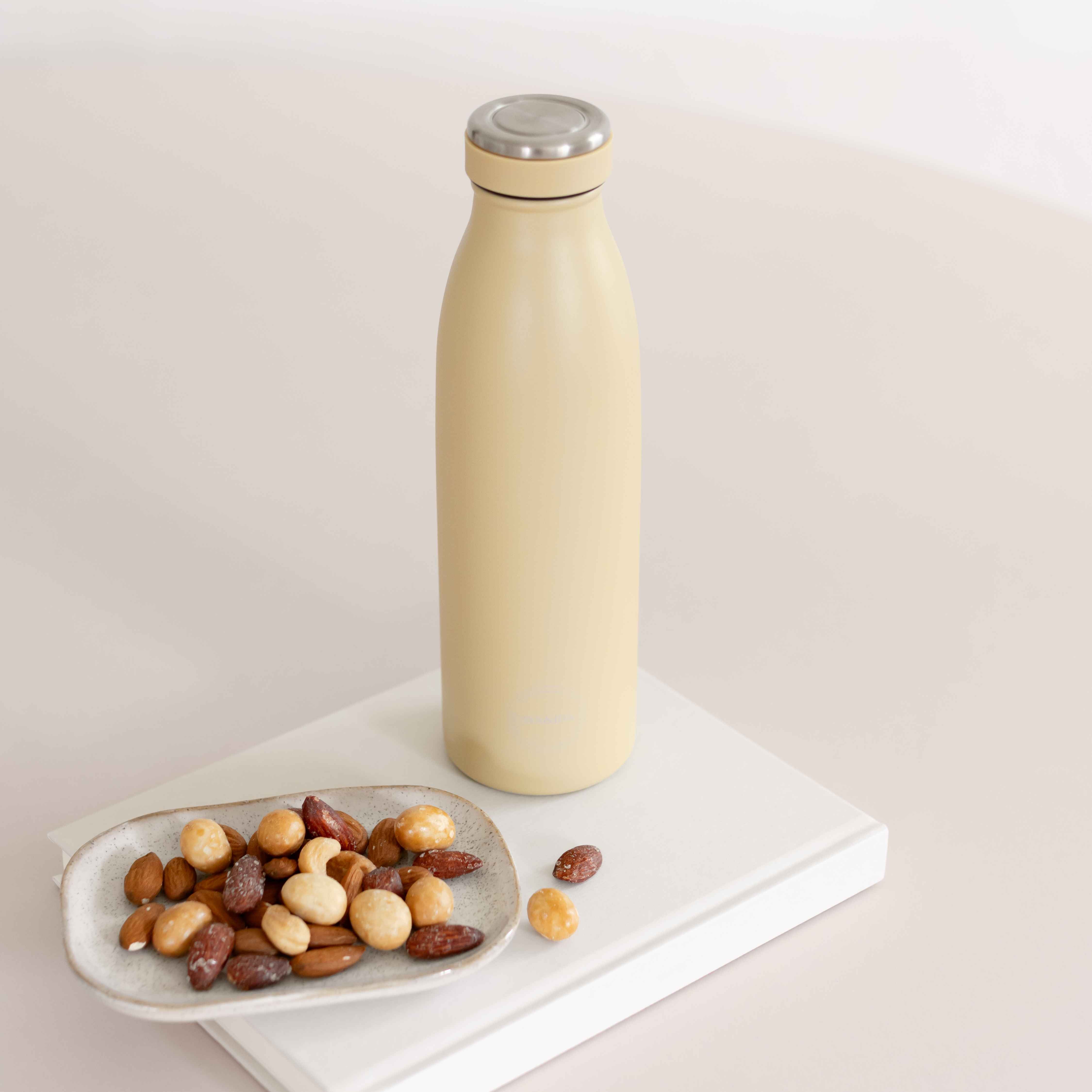 Aya & Ida Thermo drikkeflaske 500 ml, Dusty Yellow