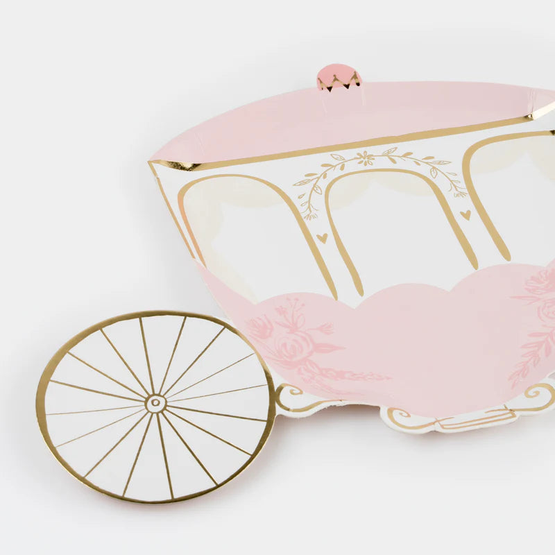 Meri Meri Paptallerkner silhuet, Princess Carriage