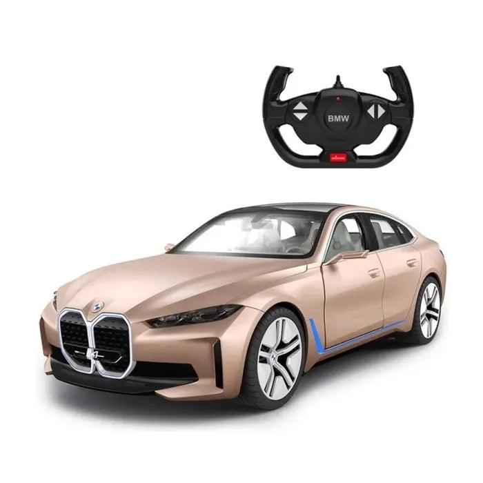 Rastar RC BMW i4 Concept med lys, Mat guld