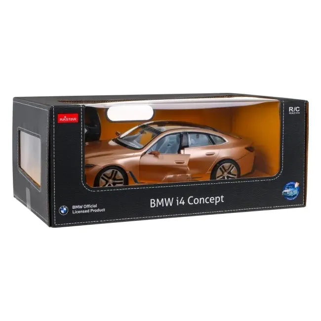 Rastar RC BMW i4 Concept med lys, Mat guld