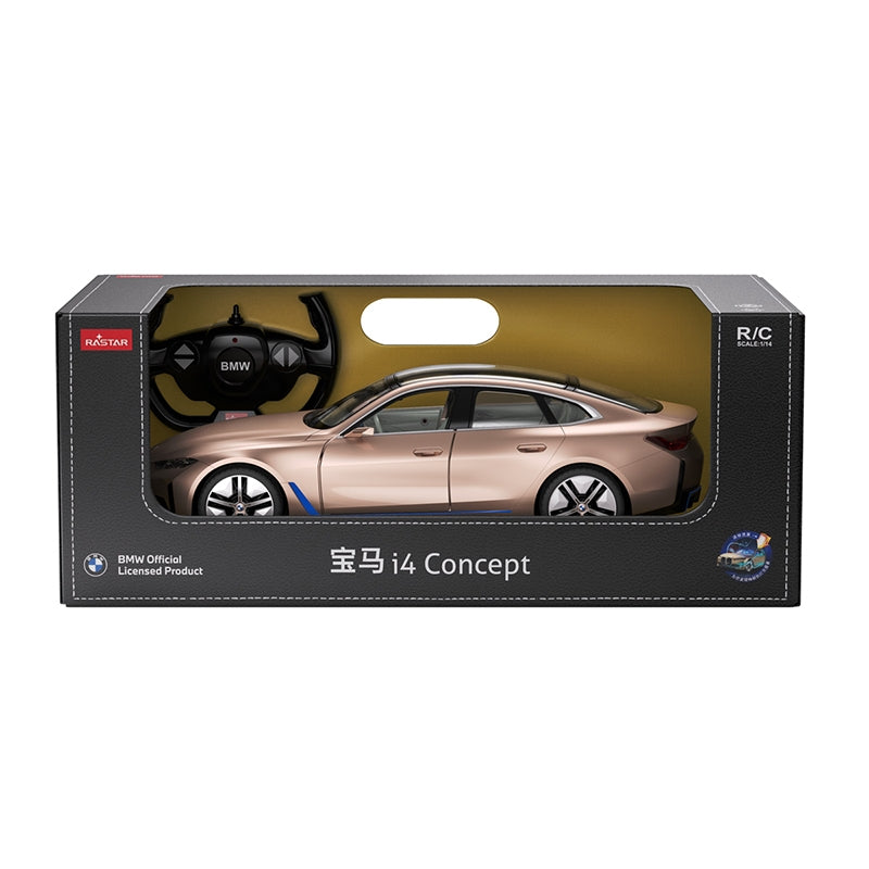 Rastar RC BMW i4 Concept med lys, Mat guld