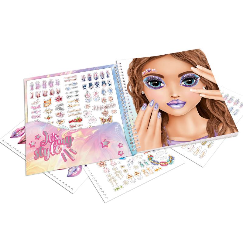TOPModel Dress me up Stickerbog, Face