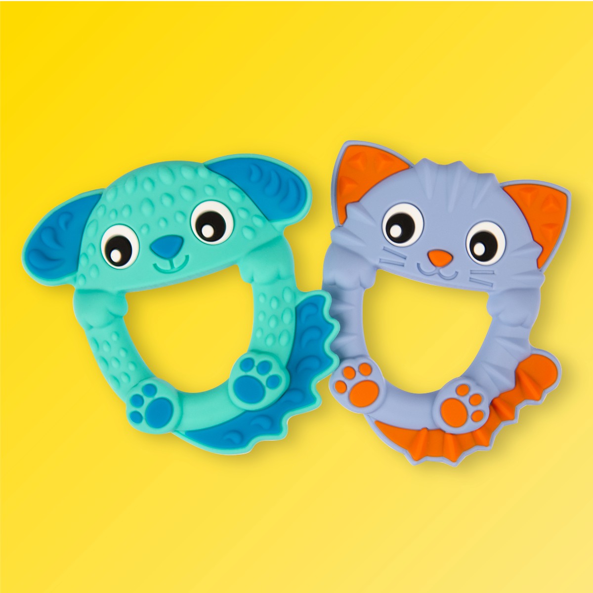 Playgro Biderangler 2 stk. Hund & kat