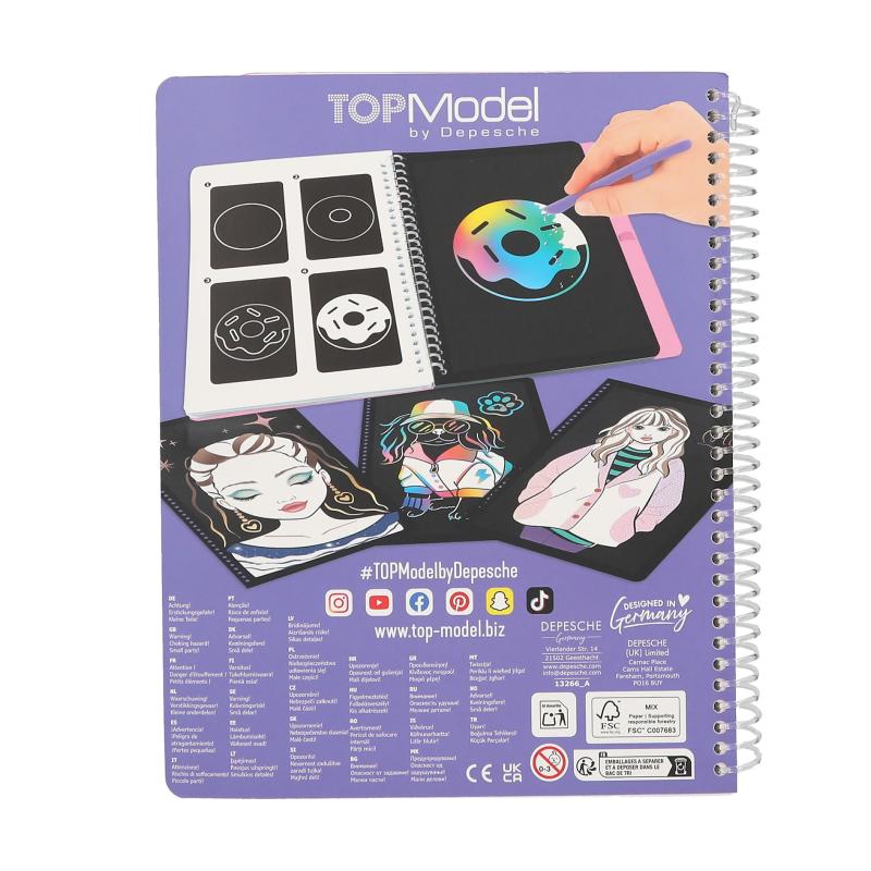 TOPModel Magic Scratchbog