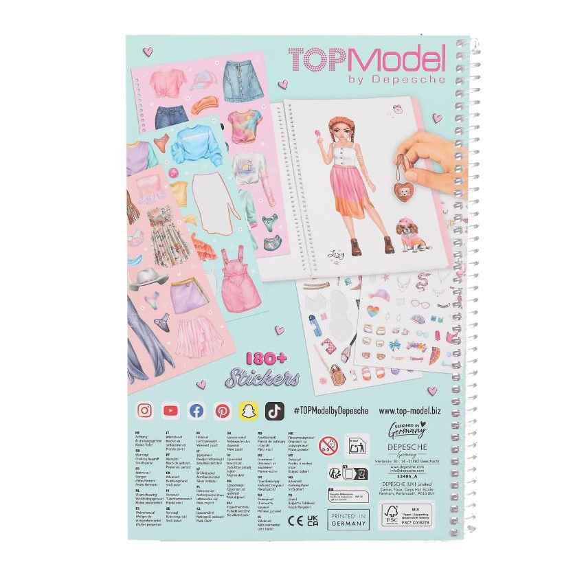 TOPModel Dress me up Stickerbog