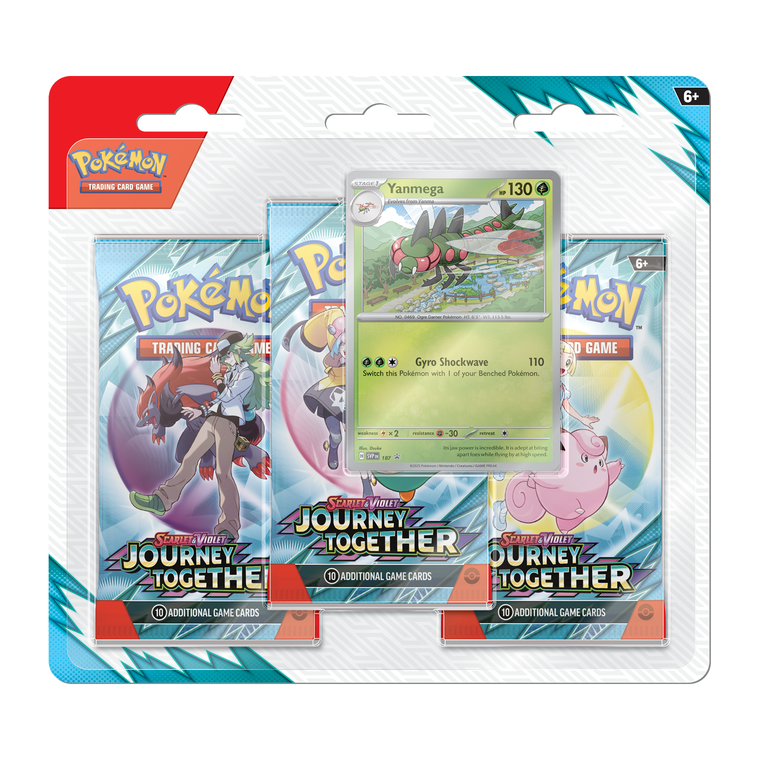Pokémon Blisterpack SV9 Journey Together ass. 1 pk.