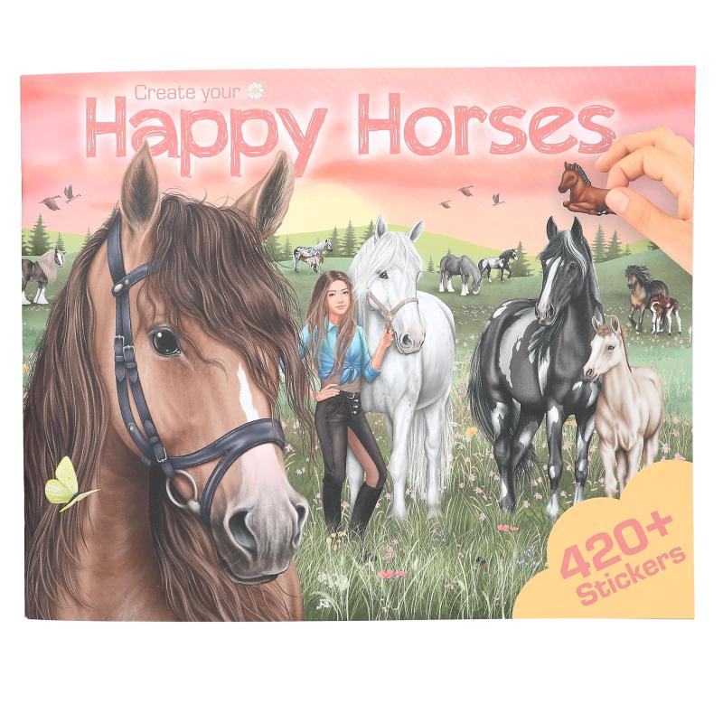Creative Studio stickersbog, Create your Happy Horses