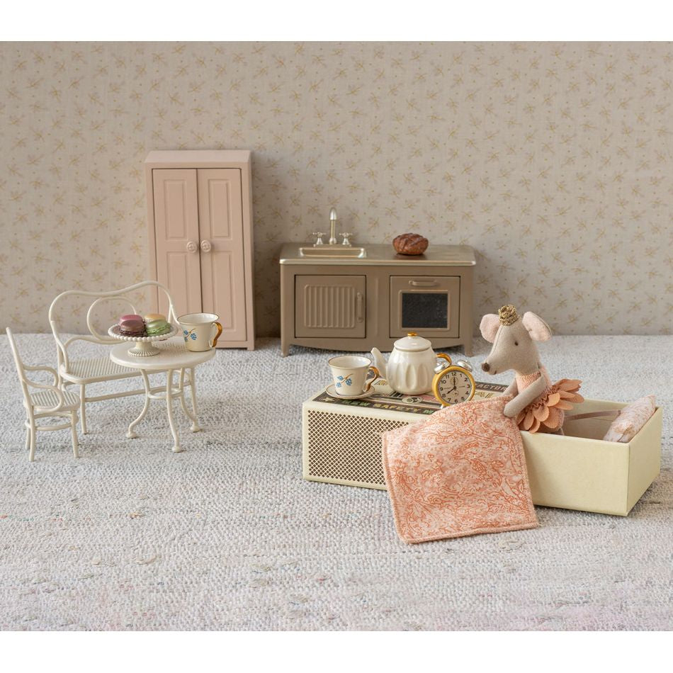 Maileg Prinsesse mus lillesøster i tændstikæske