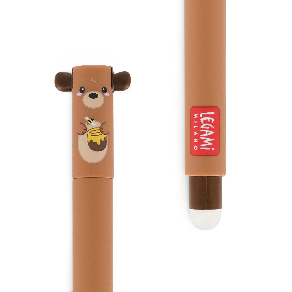 Legami Erasable Gelpen rød, Bjørn
