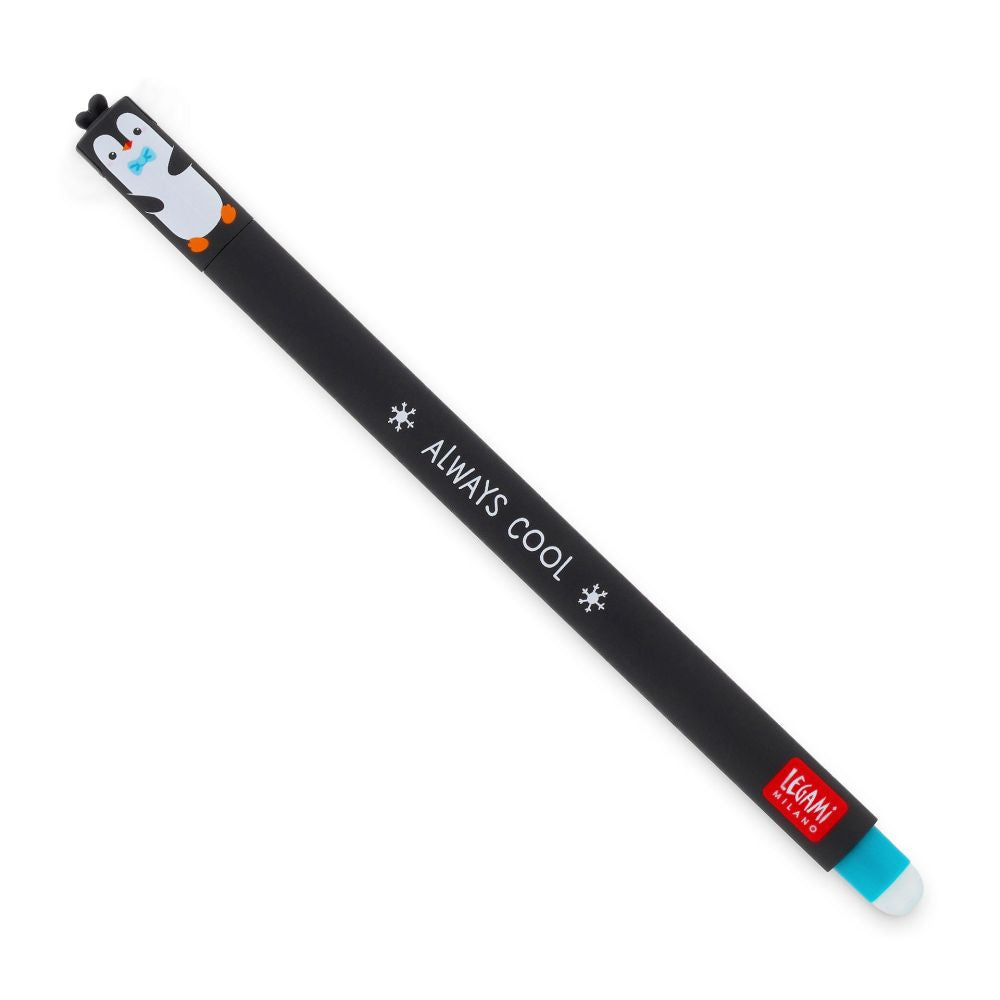 Legami Erasable Gelpen turkis, Pinguin