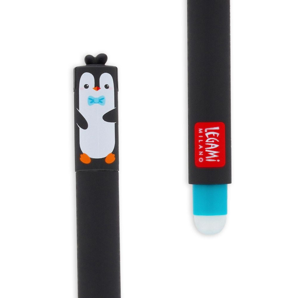 Legami Erasable Gelpen turkis, Pinguin