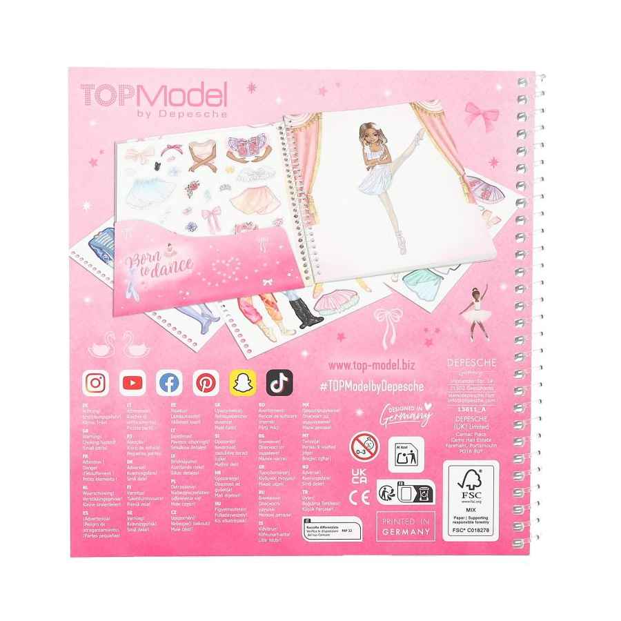 TOPModel Dress me up Stickerbog, Ballet
