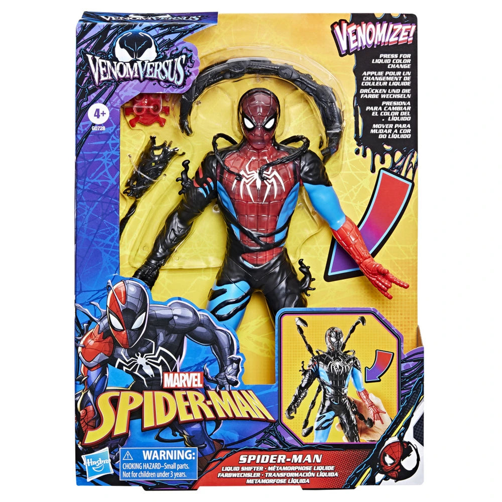 Marvel Spider-Man Venom Versus Spider-Man Liquid Shifter