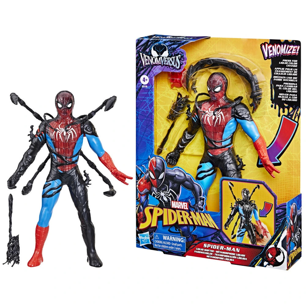 Marvel Spider-Man Venom Versus Spider-Man Liquid Shifter