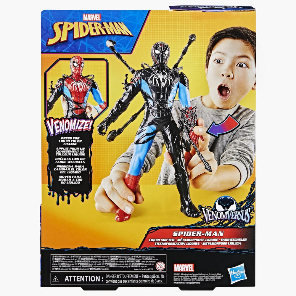 Marvel Spider-Man Venom Versus Spider-Man Liquid Shifter
