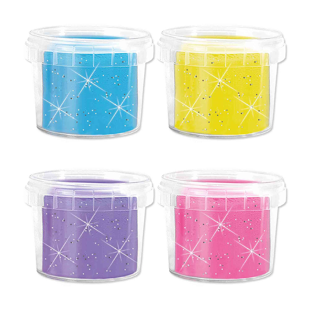 SES Creative Modellervoks silkeblød 4 stk. Glitter