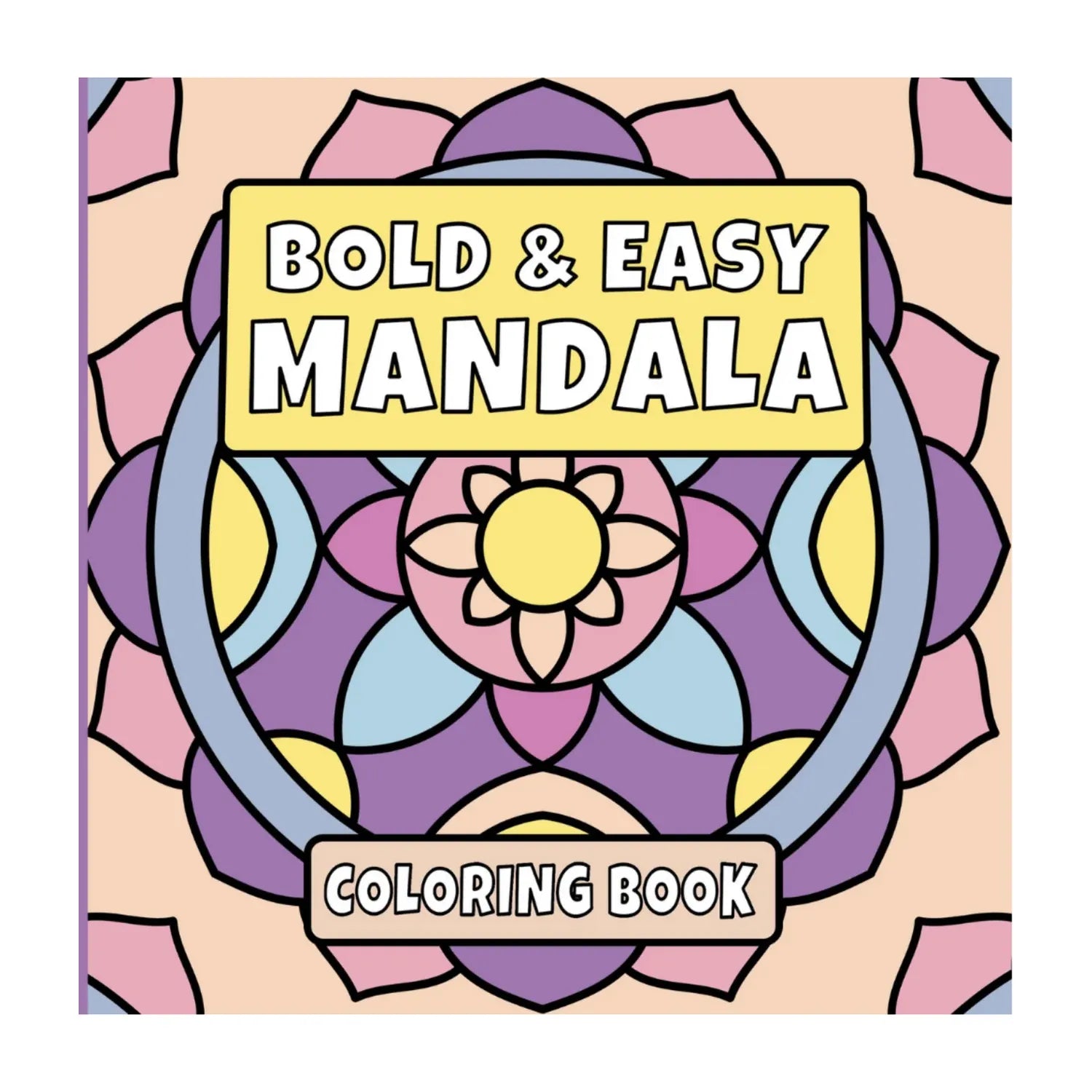 Cozy Malebog Bold & Easy Mandala