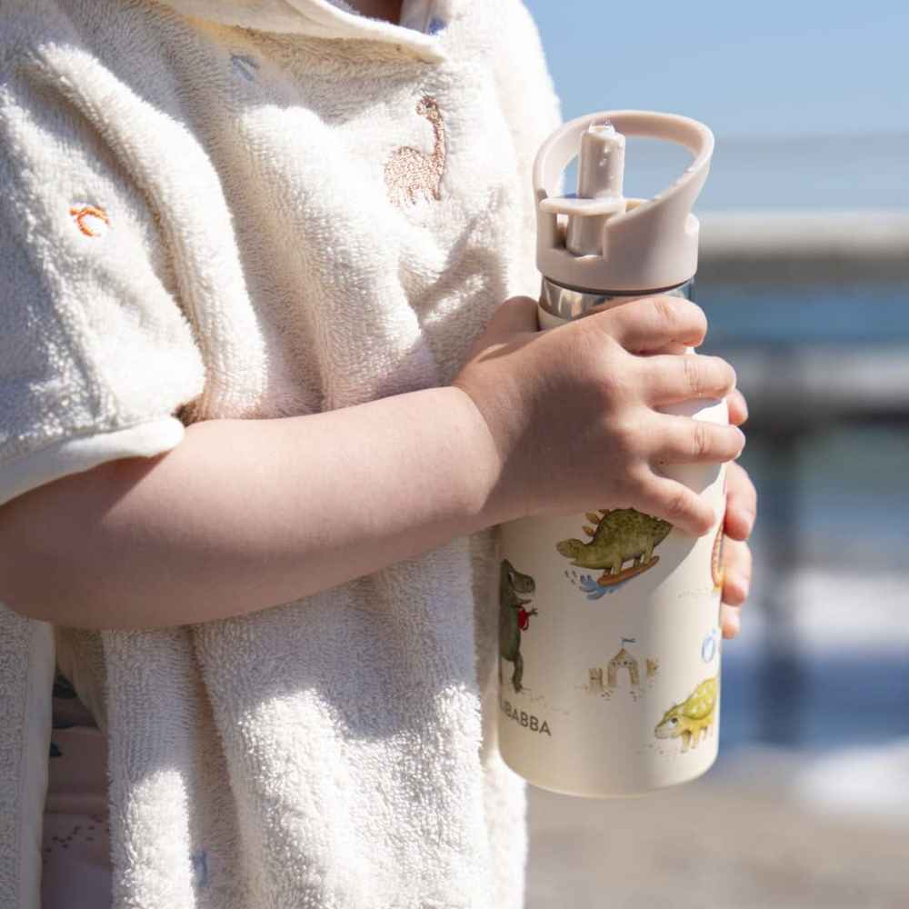 Filibabba Drikkeflaske i rustfrit stål, Dino Beach