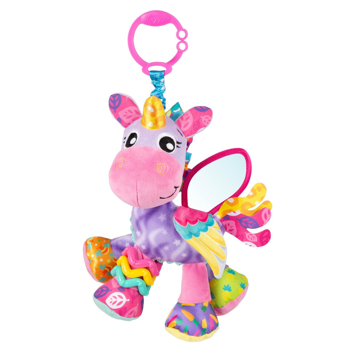 Playgro Aktivitetsophæng med clips, Stella enhjørning