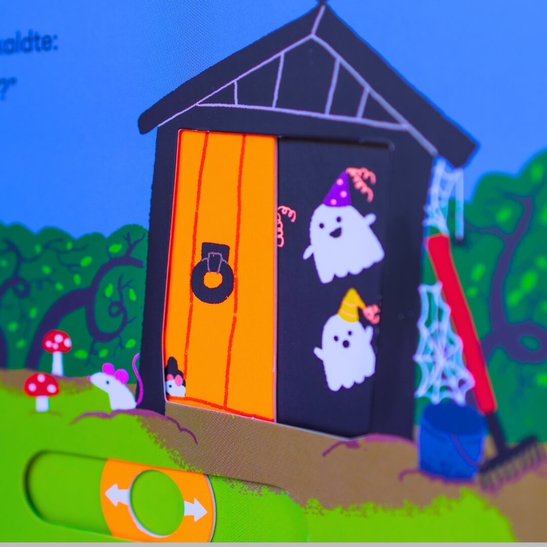 Fem små spøgelser – med 10 sjove hiv-og-træk effekter