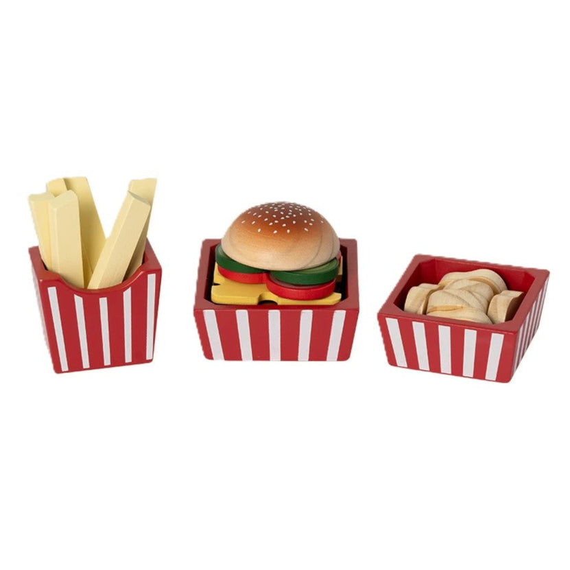 Mamamemo Legemad i træ, Burger Menu