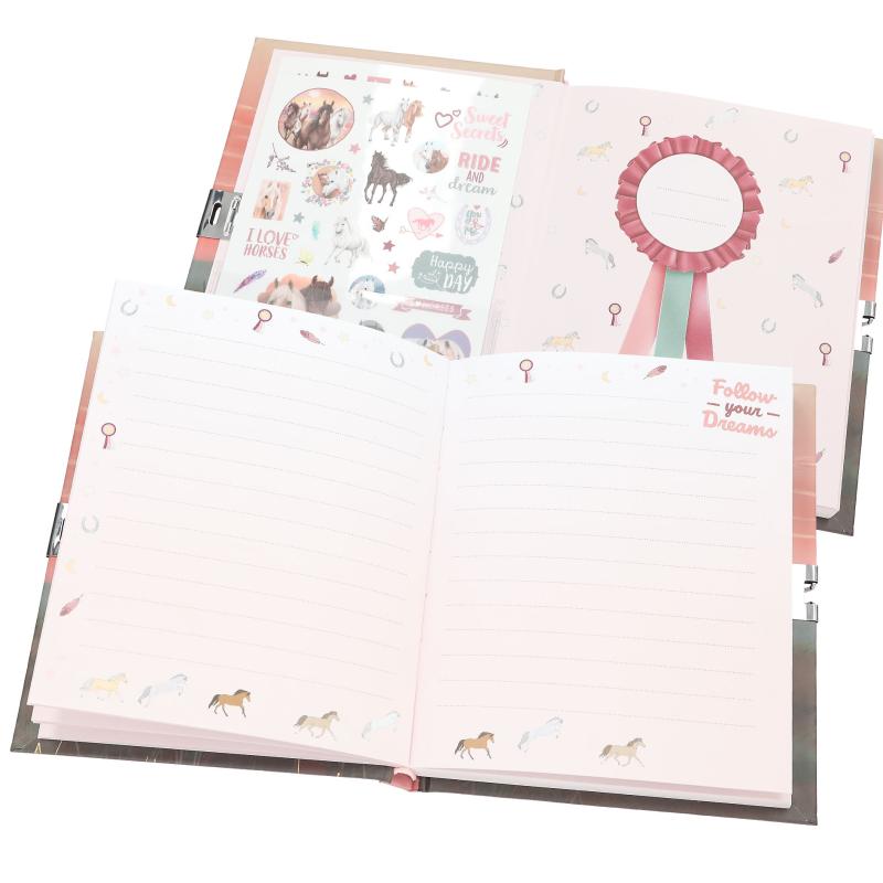 Miss Melody Dagbog med hjertelås