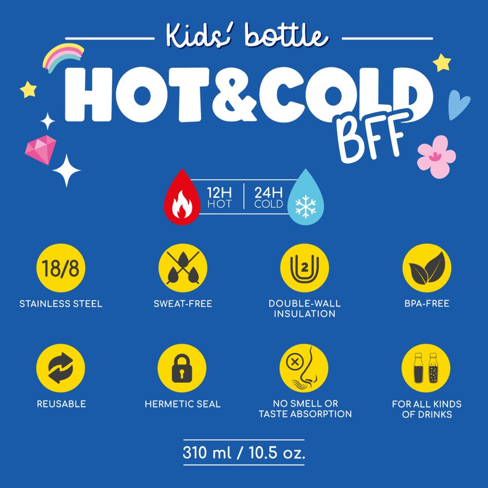 Legami Hot & Cold Kids Termoflaske, Dino