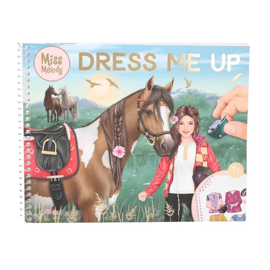 Miss Melody Dress Me Up Stickersbog