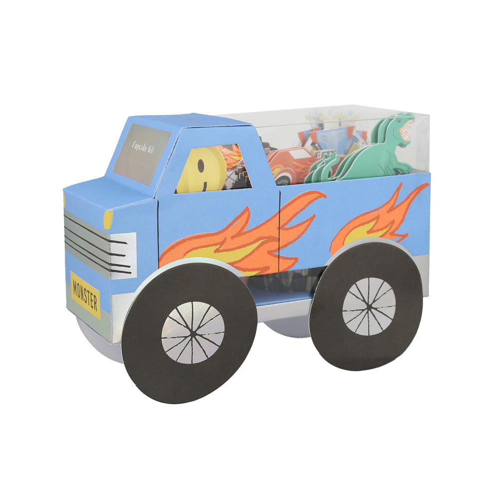 Meri Meri Cupcake Kit 24 stk. Monster Truck