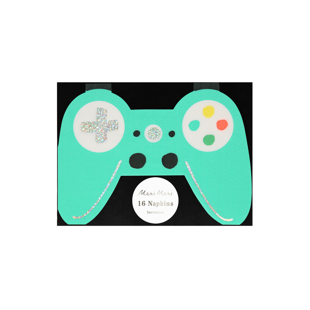 Meri Meri Servietter silhuet, Videogames Controller