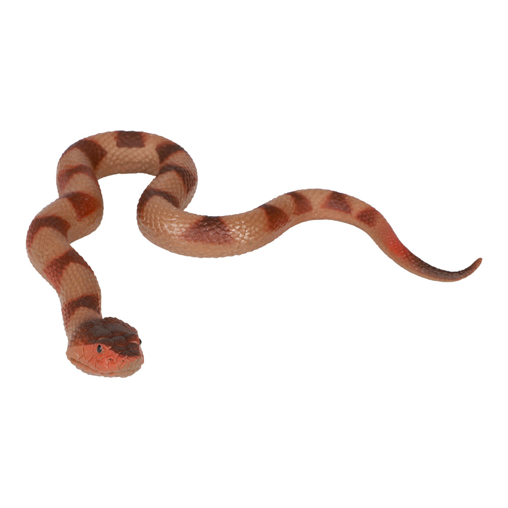 Halloween Realistisk Python slange brun