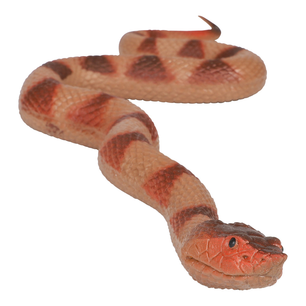Halloween Realistisk Python slange brun