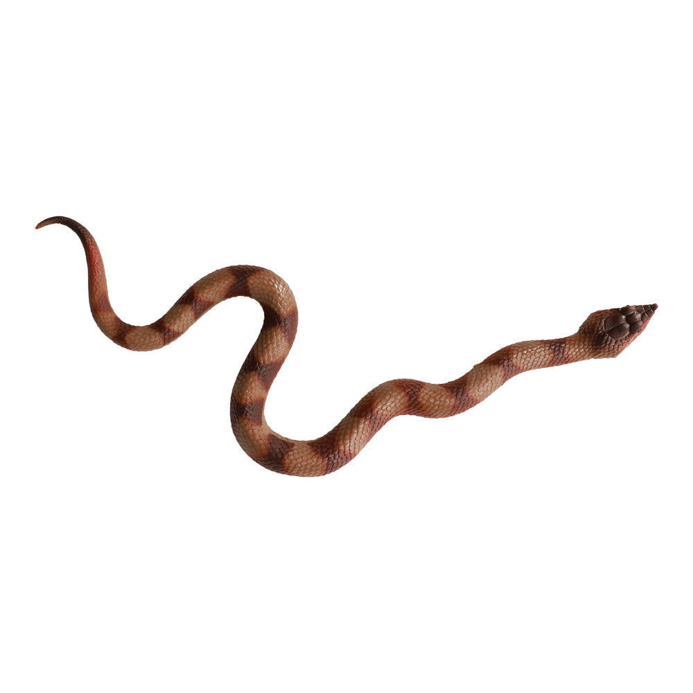 Halloween Realistisk Python slange brun