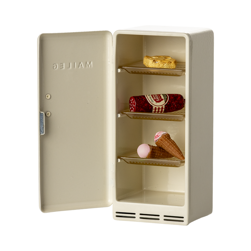 Maileg Mus, Køleskab råhvid