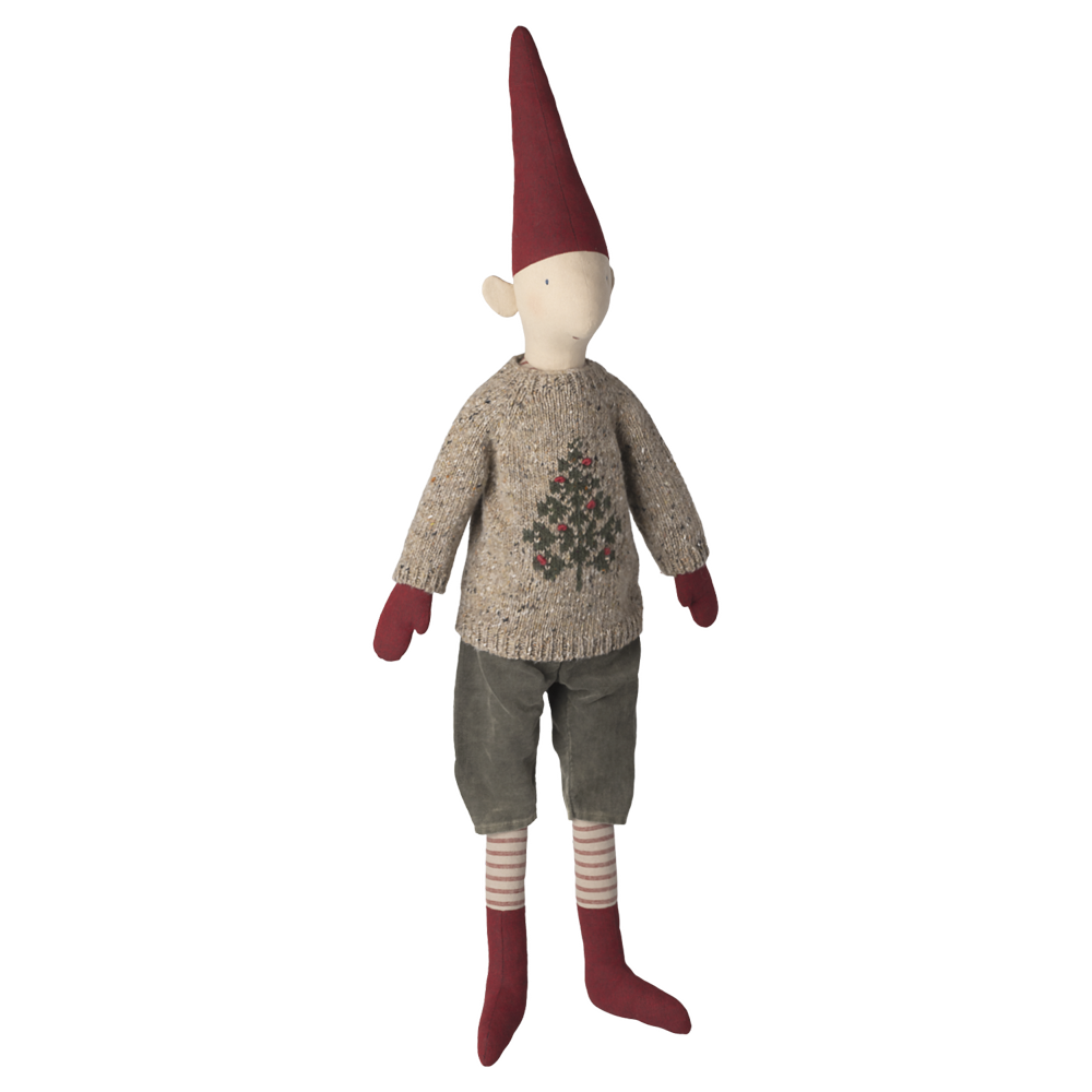 Maileg Nisse str. 5, Dreng strikket sweater