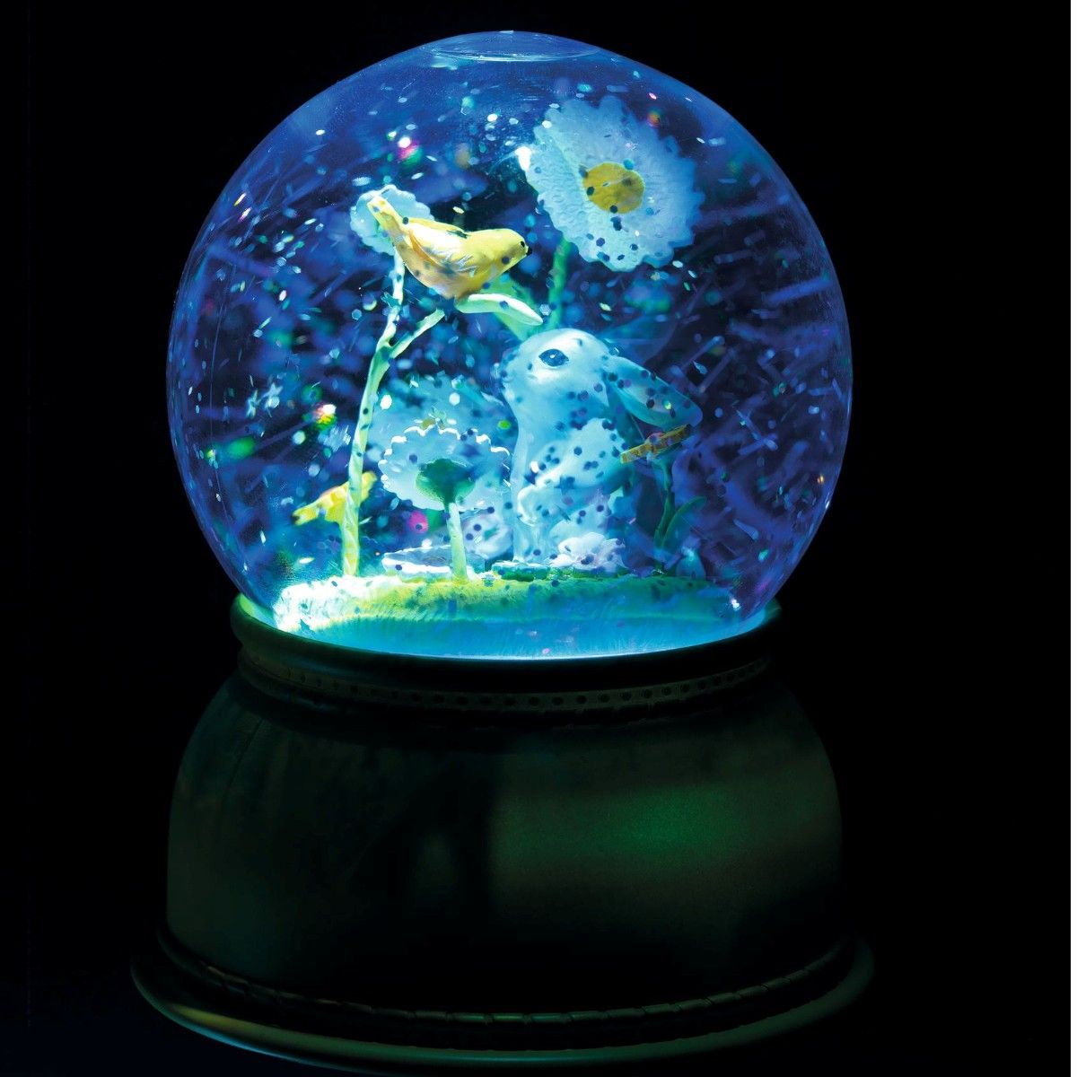 Djeco Snekugle natlampe glimmer og lys, Kanin