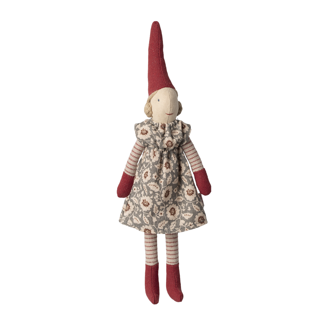 Maileg Nisse str. 1, Pige vinter mint kjole