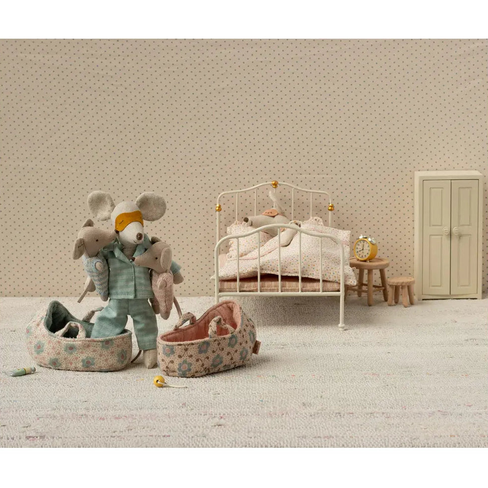 Maileg Babymus i babylift, Rosa