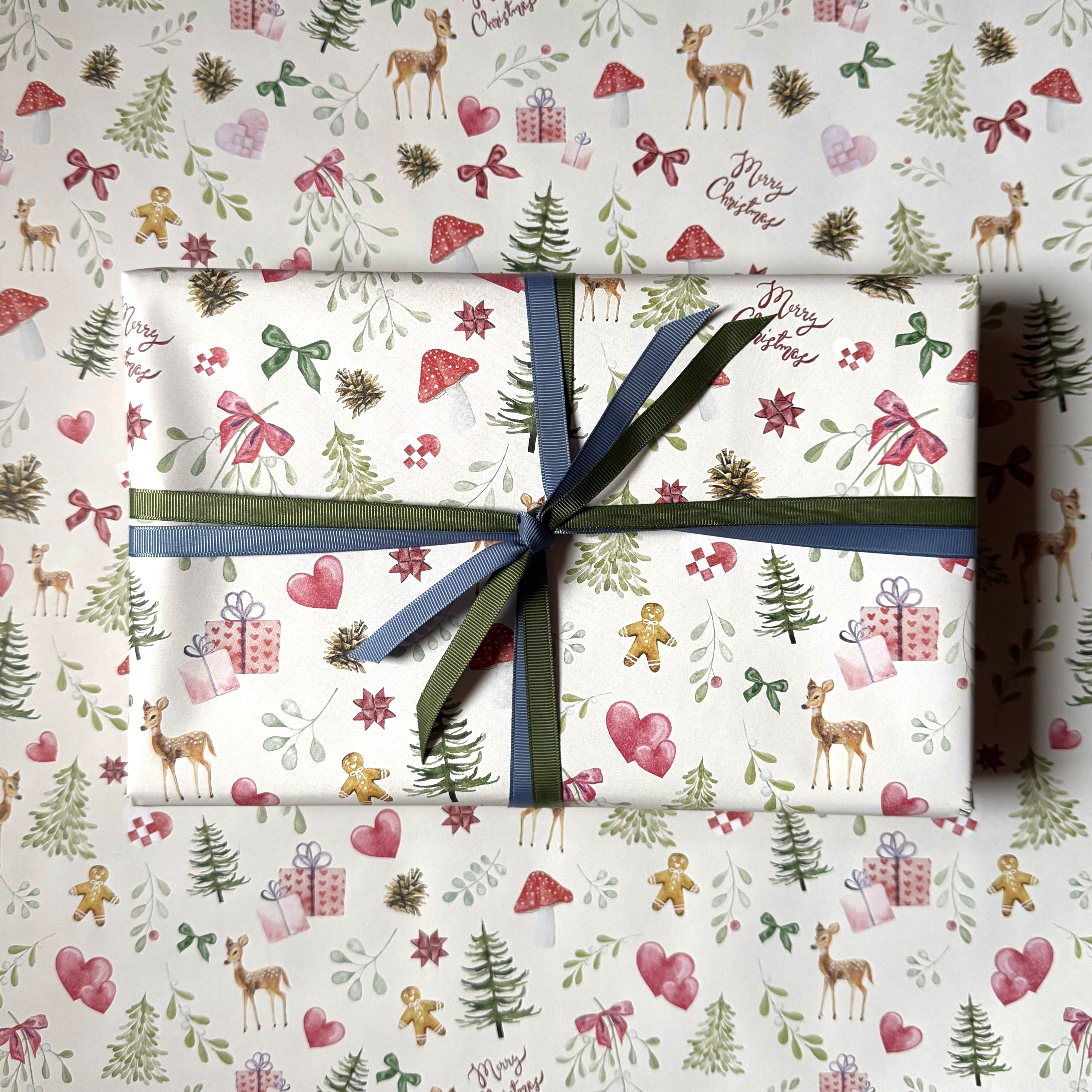 All By Voss Gavepapir 5 m, Mistletoe