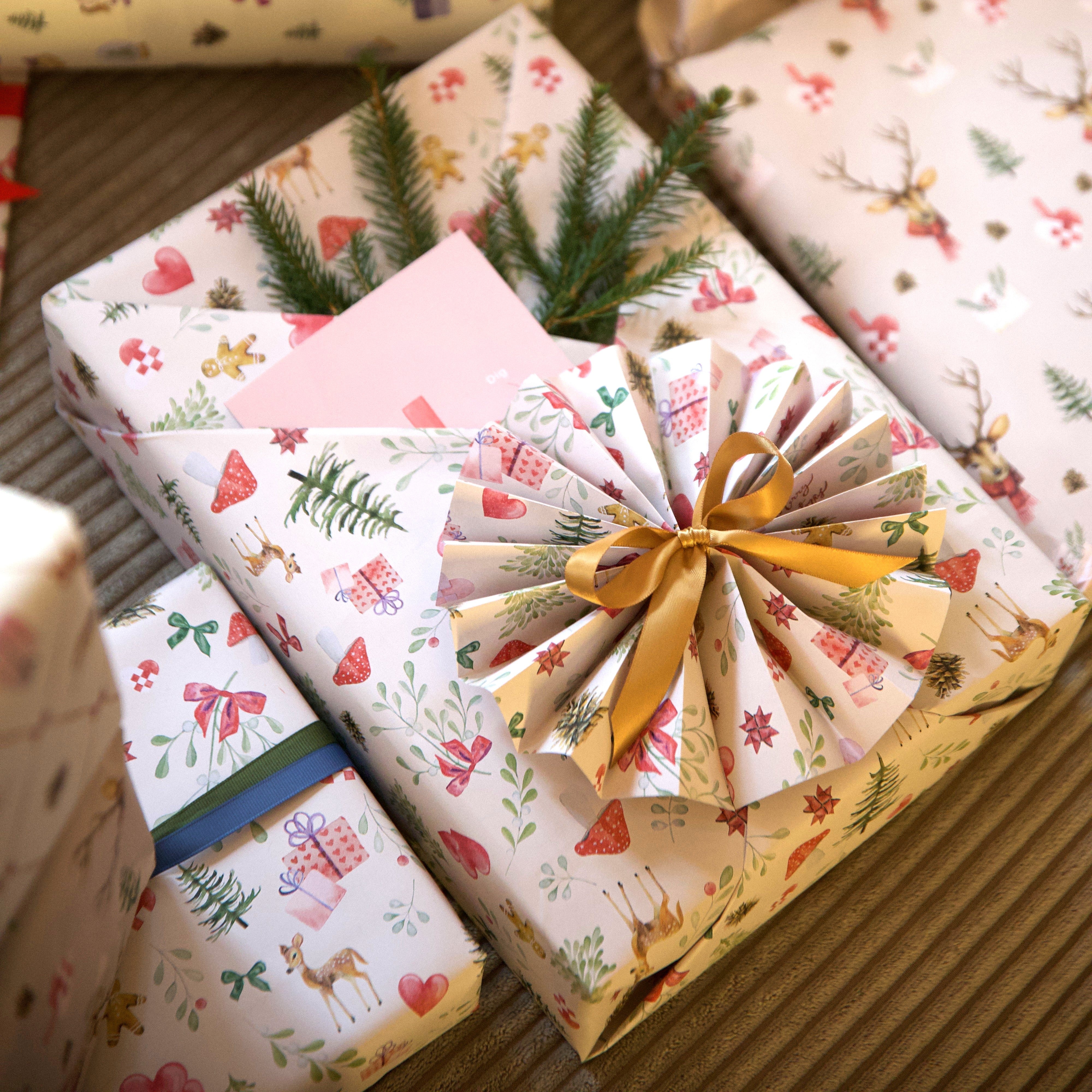 All By Voss Gavepapir 5 m, Mistletoe