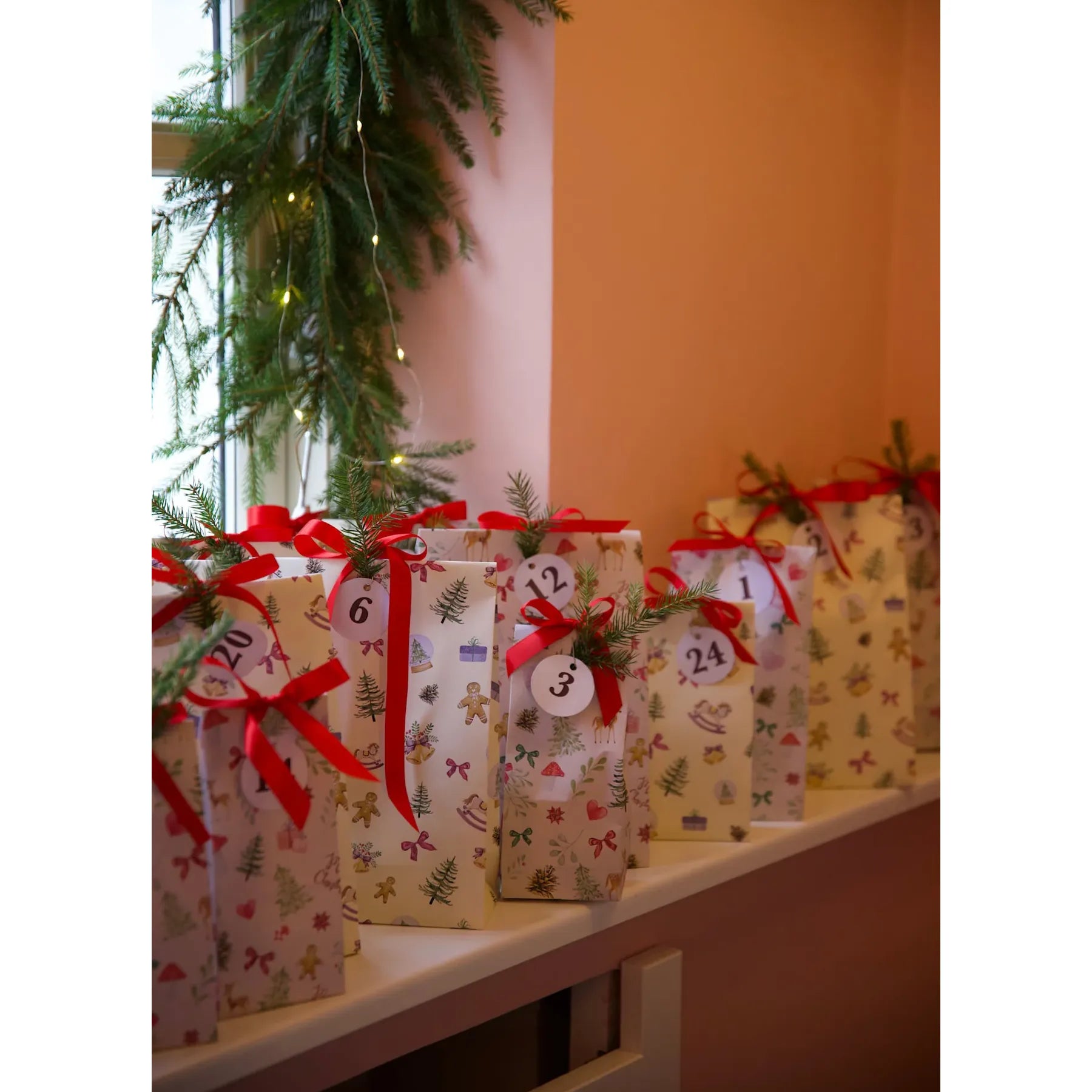 All By Voss Gavemærker kalendertal 1-24