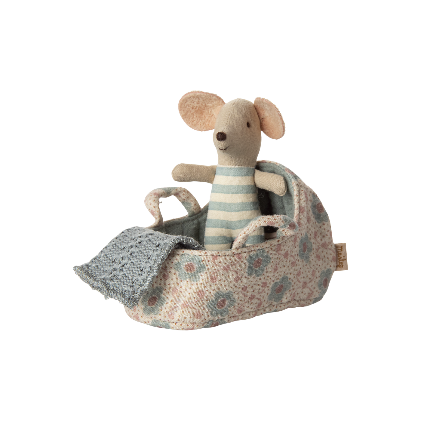 Maileg Mus, Babylift blå