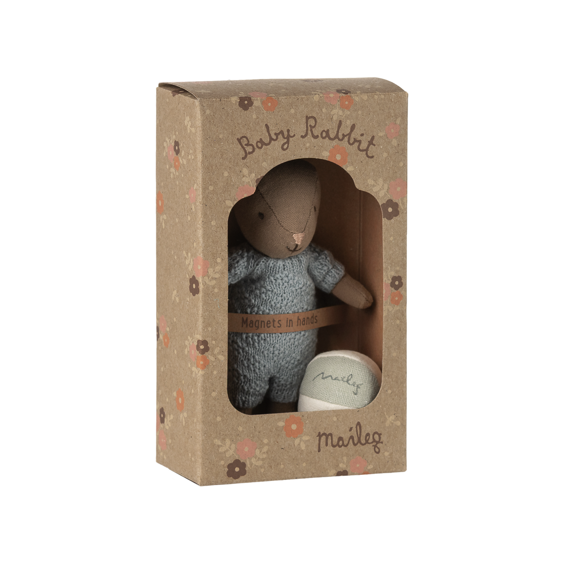 Maileg Hare sæt, Mikro brun/blå