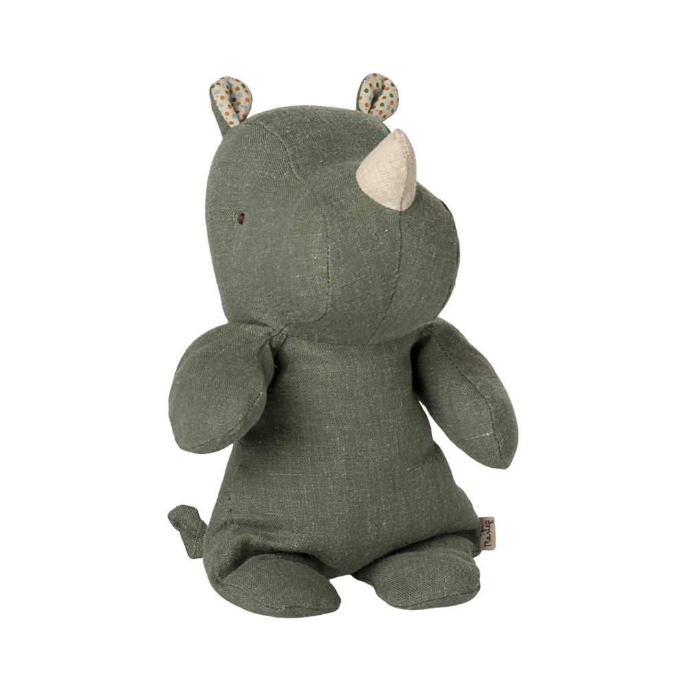 Maileg Safari Friends, Næsehorn lille salviegrøn