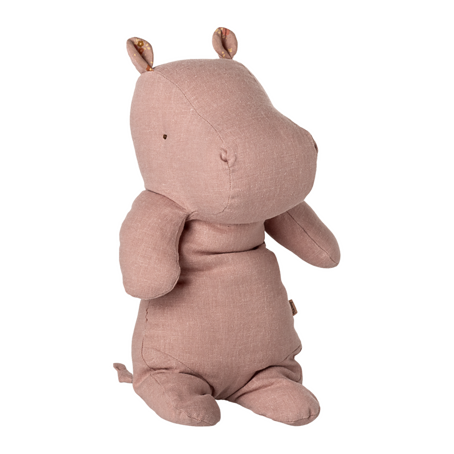 Maileg Safari Friends, Flodhest medium rosa