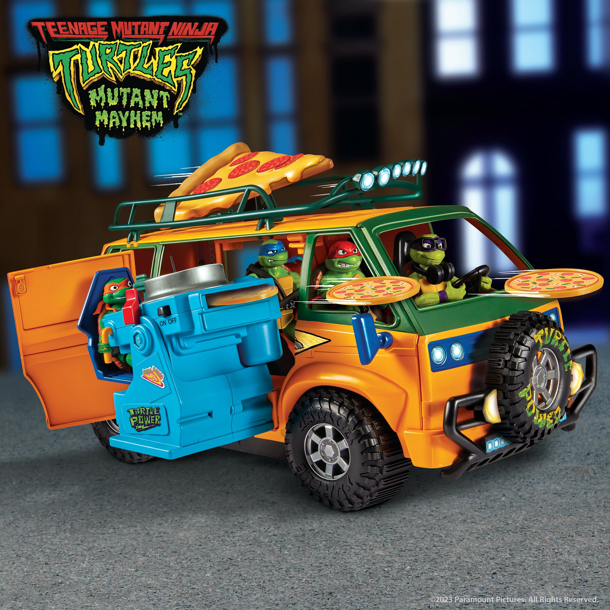 Turtles Mutant Mayhem Pizza Delivery Van